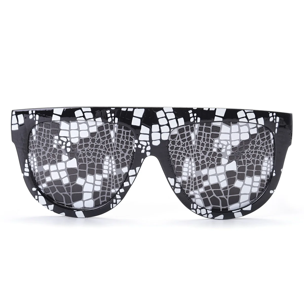 Chic Mosaic Patterned Glasses