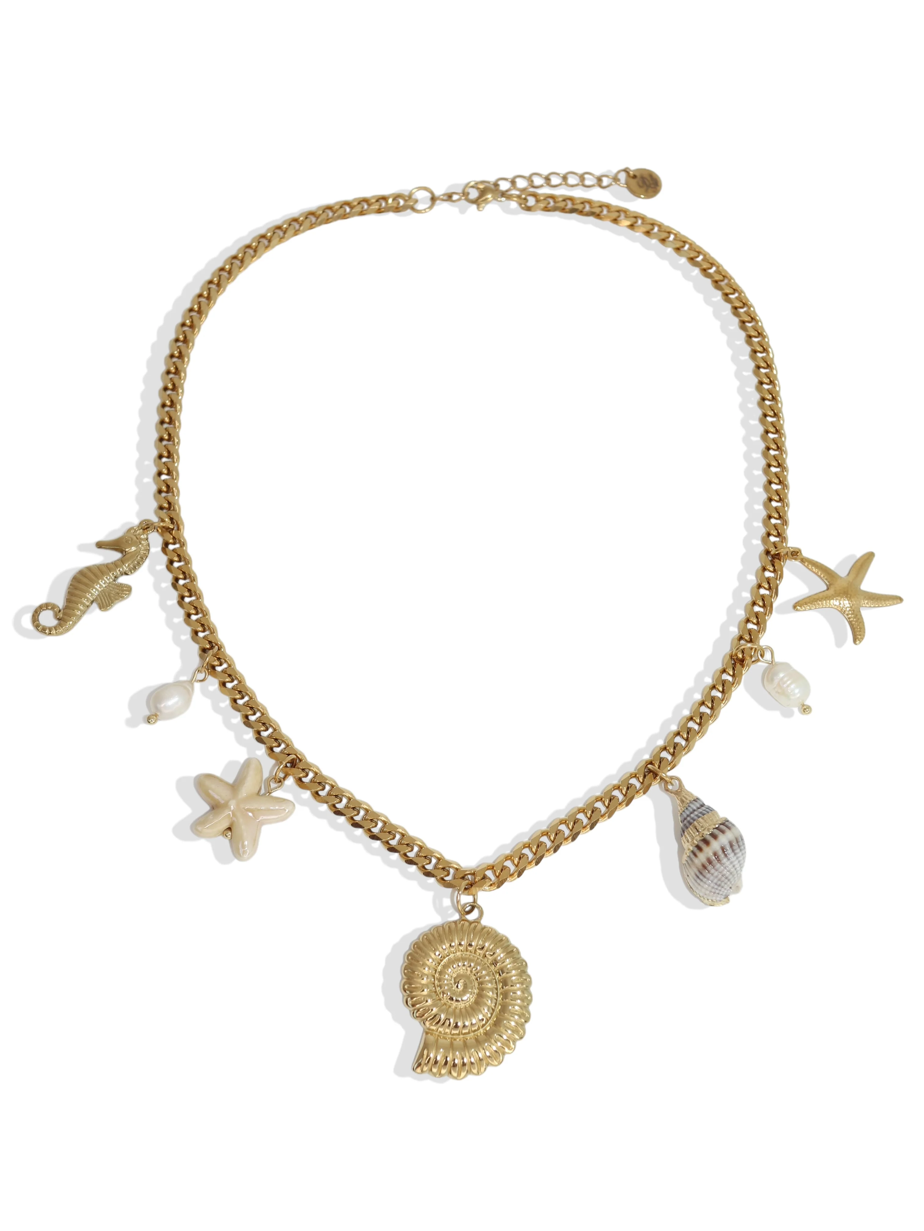 Seashell Charm Necklace