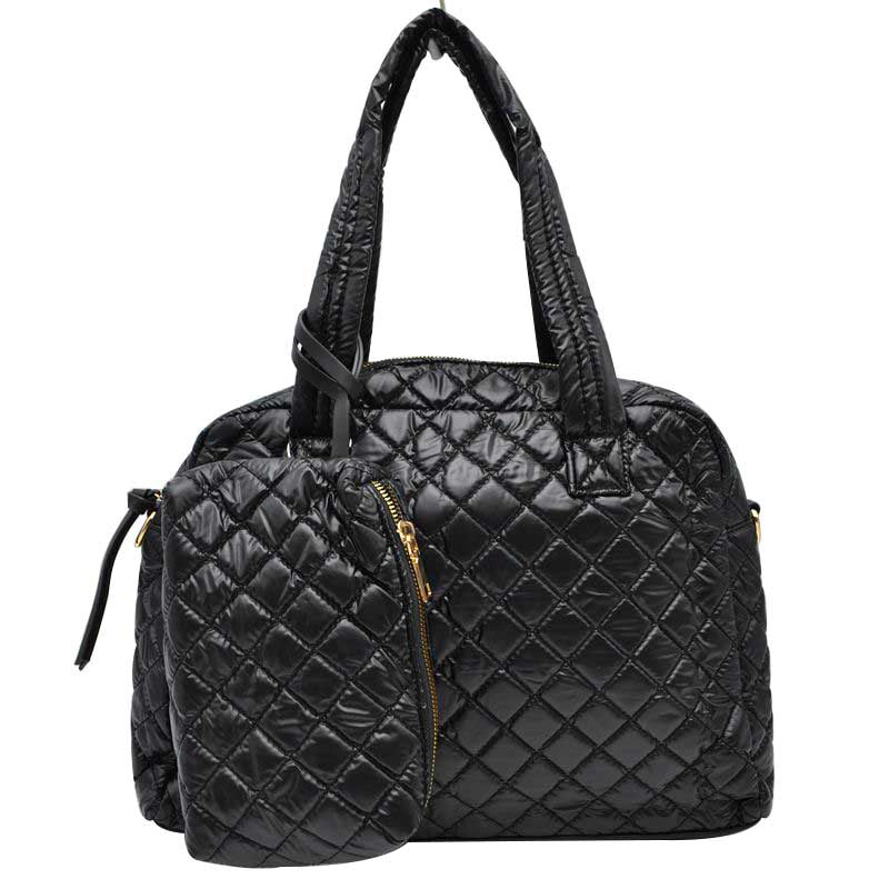 Elegant Quilted Carryall Bag Set